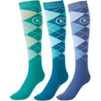 Produktbild von Kavalkade Reitsocken Mix 3er Pack aus Baumwolle Unisex Größe 39/42 Bunt und Blau