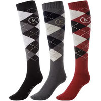 Produktbild von Kavalkade Reitsocken Mix 3er Pack aus Baumwolle Unisex Größe 39/42 Bunt und Schwarz