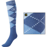 Produktbild von Kavalkade Reitsocken Unisex aus Baumwolle Blau Bunt Größe 35/38