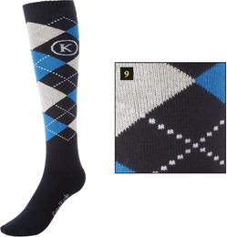 Produktbild von Kavalkade Reitsocken Unisex aus Baumwolle Blau Bunt Größe 39/42