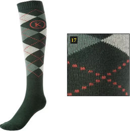 Produktbild von Kavalkade Reitsocken Unisex aus Baumwolle Grün Bunt Größe 35/38