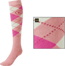 Produktbild von Kavalkade Reitsocken Unisex aus Baumwolle Rosa Bunt Größe 39/42
