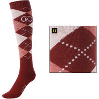 Produktbild von Kavalkade Reitsocken Unisex aus Baumwolle Rot Bunt Größe 35/38