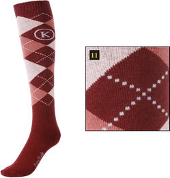 Produktbild von Kavalkade Reitsocken Unisex aus Baumwolle Rot Bunt Größe 39/42