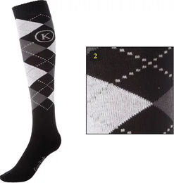 Produktbild von Kavalkade Reitsocken Unisex aus Baumwolle Schwarz Bunt Größe 43/46
