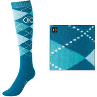 Produktbild von Kavalkade Reitsocken Unisex aus Baumwolle Türkis Bunt Größe 39/42