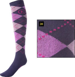 Produktbild von Kavalkade Reitsocken Unisex Blau Lila Größe 35/38