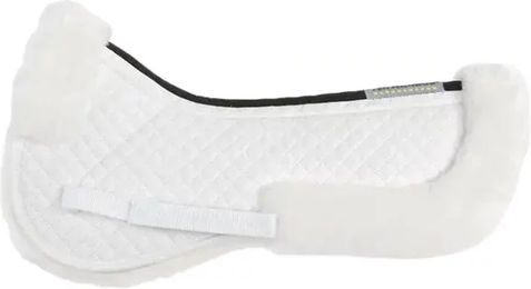 Produktbild von Kavalkade Sattelpad für Pferde aus Lammfell mit Wollrand in Natur