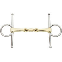 Produktbild von Kavalkade Schenkeltrense KavalBit doppelt gebrochen aus Edelstahl 16 mm Silber
