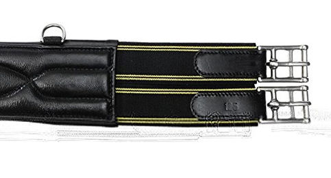 Kavalkade Softleder Langgurt Classic Elastik Schwarz 135cm – Bild 1 von 2