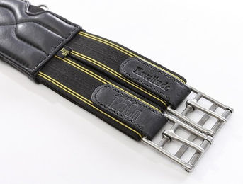 Kavalkade Softleder Langgurt Classic Elastisch Schwarz Silber – Bild 1 von 2