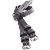 Produktbild von Kavalkade Sporenriemen aus Leder in Schwarz Grau 40,5 cm