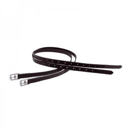Kavalkade Steigbügelriemen Ecoline aus Leder Schwarz 120cm – Bild 1 von 3
