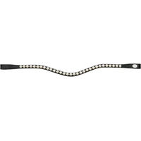 Produktbild von Kavalkade Stirnband Pearl für Pferde in Schwarz aus Kunstleder