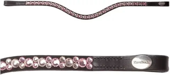 Produktbild von Kavalkade Stirnband Sparkle für Pferde aus Leder