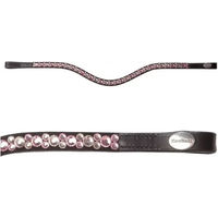 Produktbild von Kavalkade Stirnband Sparkle für Pferde aus Leder