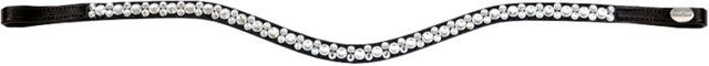 Kavalkade Stirnband Sparkle Schwarz für Warmblut - 1 Stk. – Bild 1 von 2