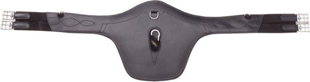 Kavalkade Stollenschutzgurt aus Leder Schwarz 120cm – Bild 1 von 3