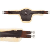 Produktbild von Kavalkade Stollenschutzgurt Excellence mit Lammfell und Elastikfunktion in Braun
