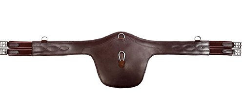 Kavalkade Stollenschutzgurt Gamaschen aus Leder Braun – Bild 1 von 5