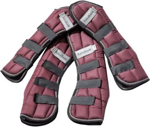 Kavalkade Transportgamaschen Montreal 4er-Set aus Polyester für Warmblut Pferde in Rot und Schwarz – Bild 1 von 6