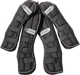Produktbild von Kavalkade Transportgamaschen Montreal für Pferde aus Polyester Schwarz 4er-Set