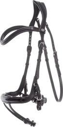 Produktbild von Kavalkade Trense mit Nasenriemen aus Leder in Schwarz