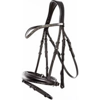 Produktbild von Kavalkade Trensenzaum Victoria aus Leder für Ponys in Schwarz