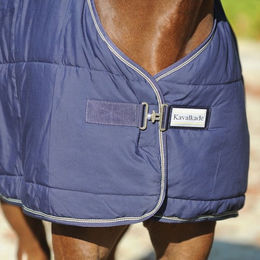 Kavalkade Unterdecke für Pferde aus Polyester Blau 135 cm - 50 g – Bild 1 von 6
