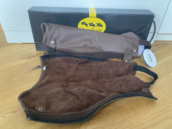 Kavalkade Valerius Reit-Chaps aus Leder in Braun Größe M Unisex – Bild 1 von 5