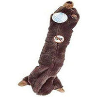 Produktbild von KAZ SKINEEEZ Big Bite Bear Plüschspielzeug für Hunde mit Flasche 2er Pack Braun