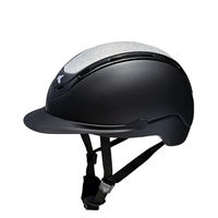 Produktbild von KED Reithelm Nomic Shine Black Matt Schwarz