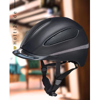 Produktbild von KED Reithelm Paso Shine Schwarz Matt