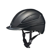 Produktbild von KED Reithelm Paso Shine Schwarz Matt Dark