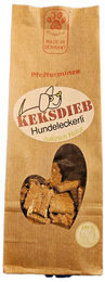 Keksdieb Hundeleckerli Pfefferminze-Wellen glutenfrei 100g - 100 g – Bild 1 von 2