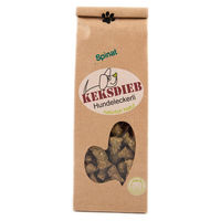 Produktbild von Keksdieb Spinat Power Kissen Huhn Belohnungssnack ohne Zucker 100 g - 100 g