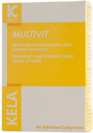 Produktbild von Kela Multivitamine Tabletten für Hunde und Katzen für alle Altersstufen 60 Stück