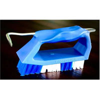 Produktbild von Kelcie's Pickbrush Edelstahl Reitbürste für Pferde in Blau