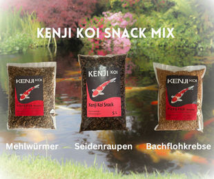 Produktbild von KENJI KOI Snack Mix Mehrkomponenten-Mix für Teichfische mit Insekten