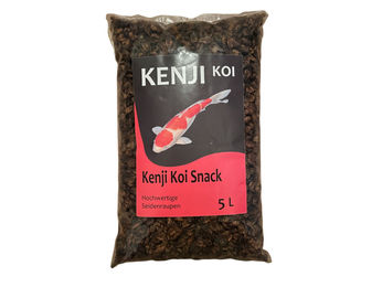 KENJI Koi Snack Seidenraupen Naturfutter für Fische 5L – Bild 1 von 3
