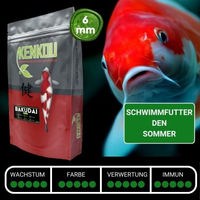 Produktbild von KENKOU Bakudai Koifutter Wachstumsfutter für Fische 6mm 10 kg - 10 kg