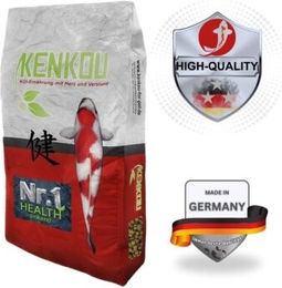 KENKOU Health Koifutter Sink-Pellets mit Kräutern, Knoblauch und Ingwer 5mm 10 kg - 10 kg – Bild 1 von 12
