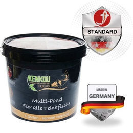 KENKOU Multi-Pond Menü Fischfutter Mehrkomponenten-Mix für Teichfische 10 l Eimer - 10 kg – Bild 1 von 12