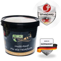 Produktbild von KENKOU Multi-Pond Menü Fischfutter Mehrkomponenten-Mix für Teichfische 10 l Eimer - 10 kg