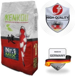KENKOU Nr. 1 Mix Koifutter 5mm mit Mehlwurmmehl und Kräutern 10 kg - 10 kg – Bild 1 von 10