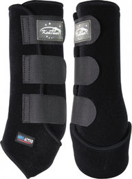 KenTaur Gamaschen Dressur hinten aus Neopren Schwarz für Vollblut – Bild 1 von 1