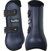 Produktbild von KenTaur Gamaschen Mega Jump für Vollblut in Braun und Blau aus Neopren