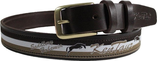 KenTaur Gürtel aus Echtleder braun/beige Größe 85 – Bild 1 von 1