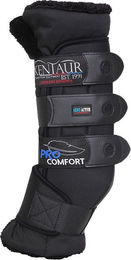 KenTaur Pro Comfort Stallgamasche Front für Warmblut in Schwarz aus Wolle – Bild 1 von 1