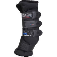 Produktbild von KenTaur Pro Comfort Stallgamasche Front für Warmblut in Schwarz aus Wolle